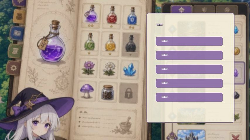 魔女秘药 操作界面 资料图 4